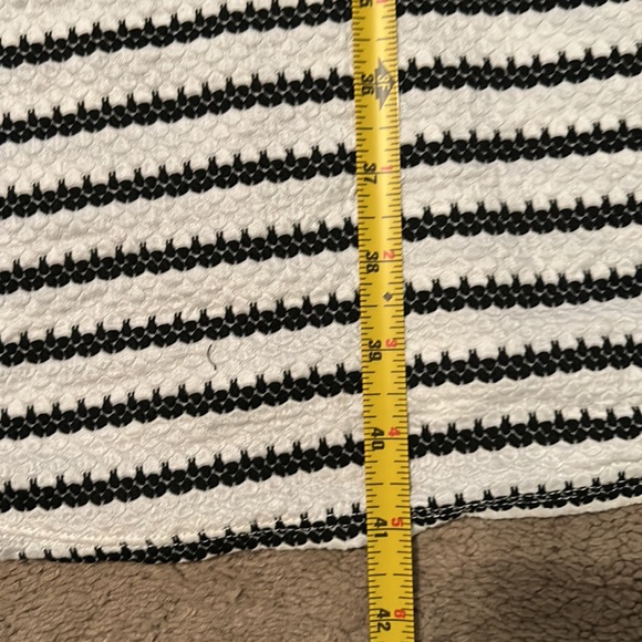 NWT Max Studio Black and White Stripe Dress Size L - Picture 8 of 9